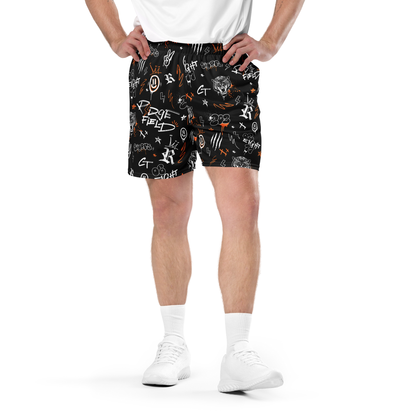 Tigers Graffiti Mesh Shorts